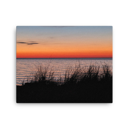 16"x20" Deal Island Maryland Sunset Photo on Canvas