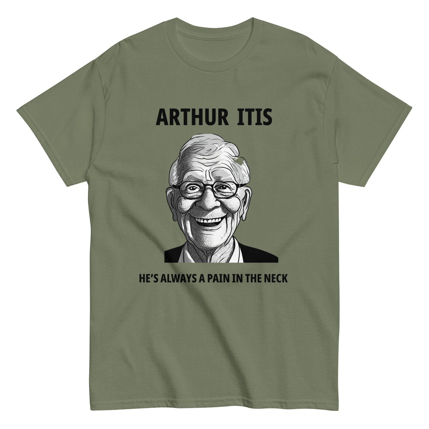 Arthur Itis  He's always a pain in the neck